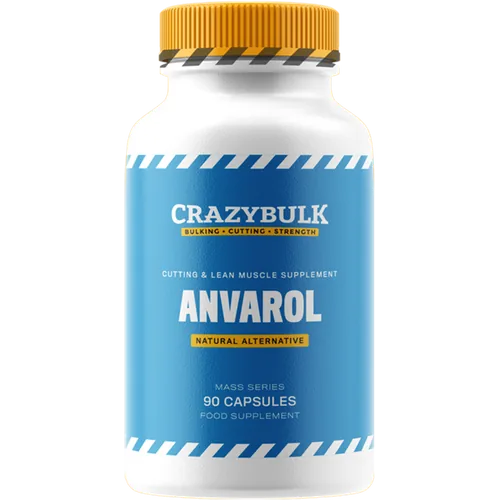 Bote de Anvarol de CrazyBulk, alternativa legal al Anavar para mujeres